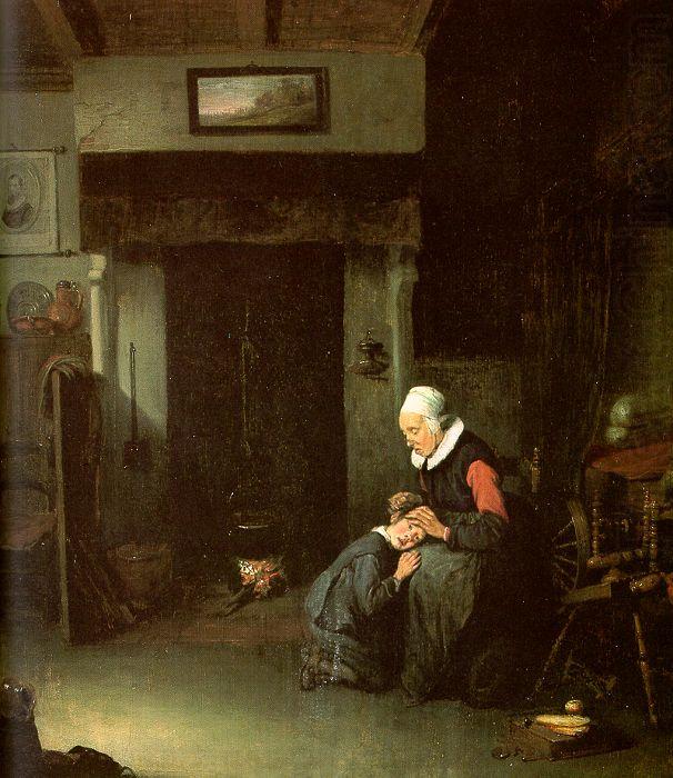 Woman Combing a Child's Hair, Quirijn van Brekelenkam